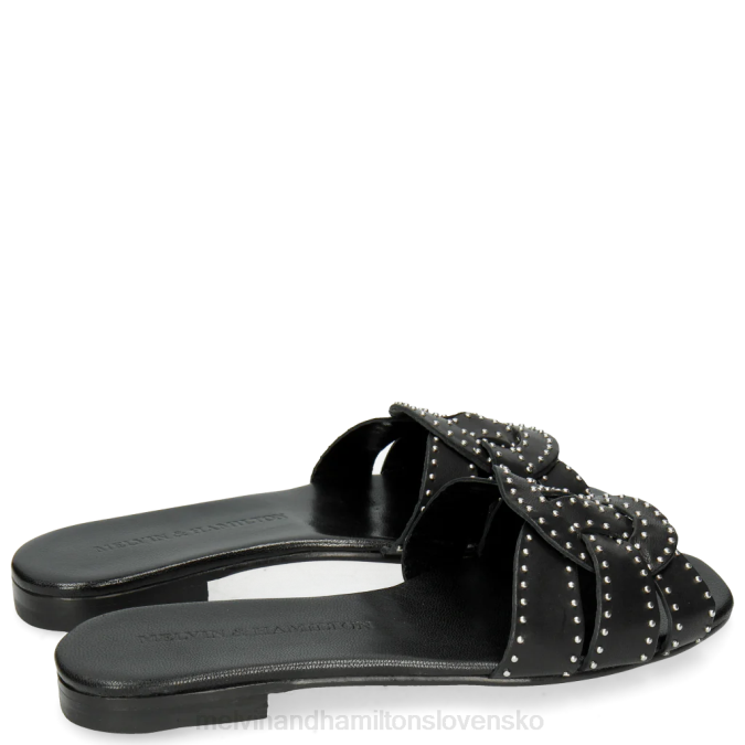 Melvin & Hamilton ženy elódia 13 B0T21768 muly čierna