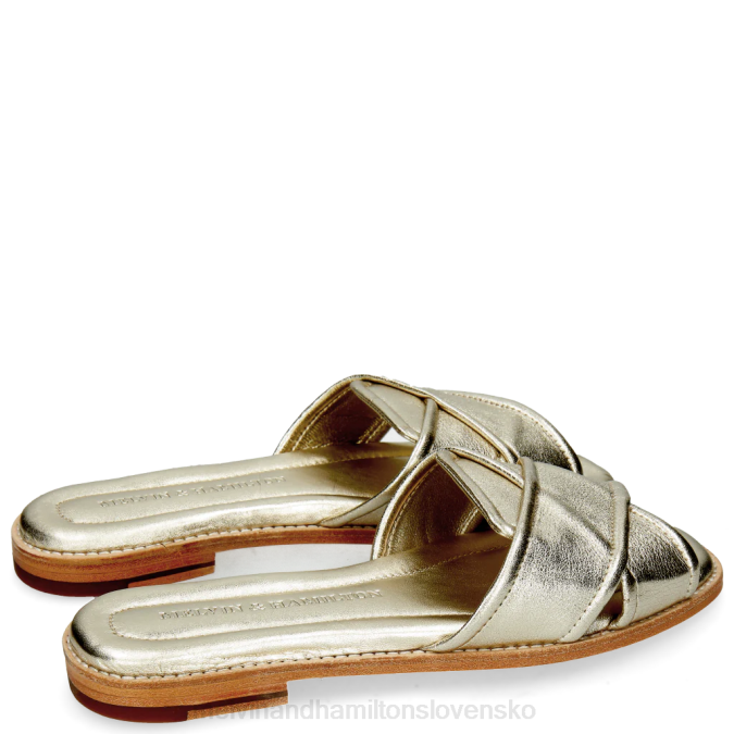 Melvin & Hamilton ženy elódia 14 B0T21706 muly zlato