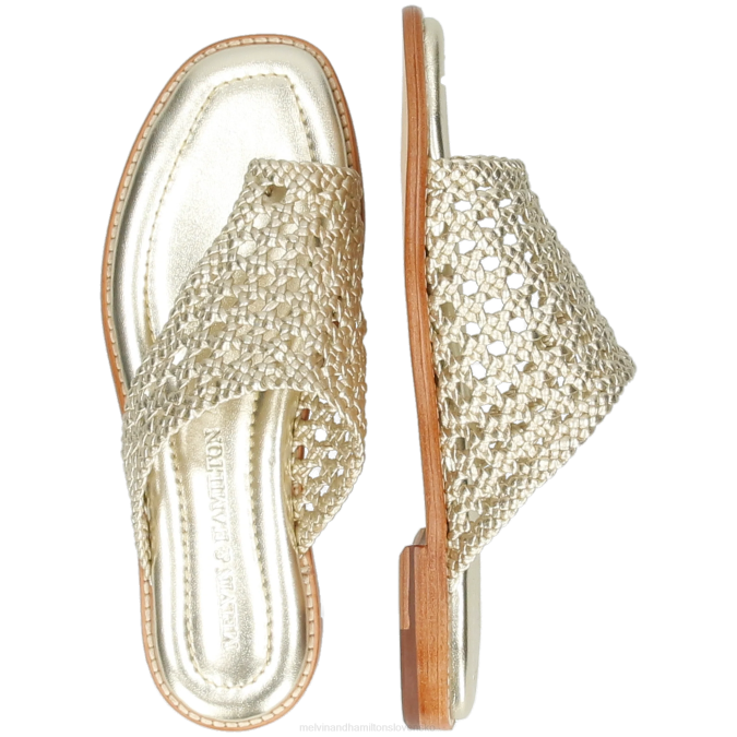 Melvin & Hamilton ženy elódia 16 B0T21561 muly zlato