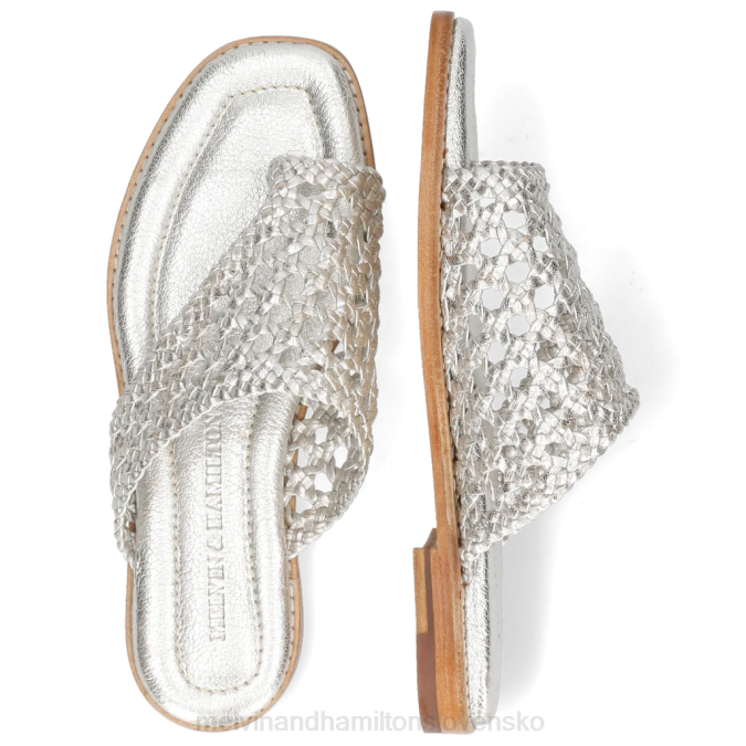 Melvin & Hamilton ženy elódia 16 B0T21681 muly striebro