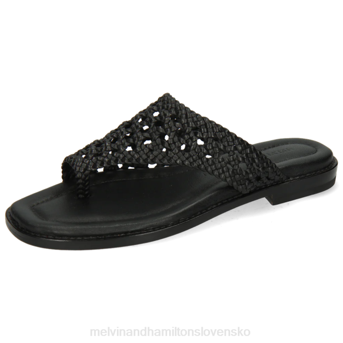 Melvin & Hamilton ženy elódia 16 B0T21733 muly čierna
