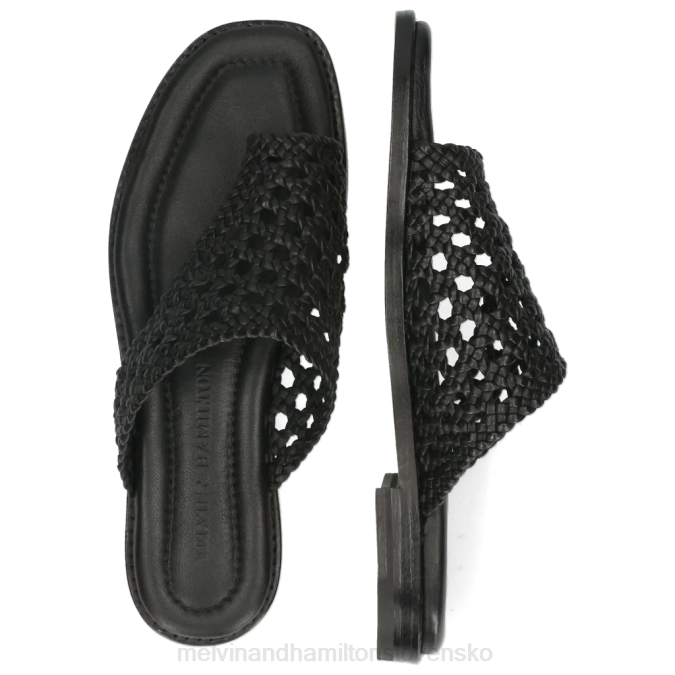 Melvin & Hamilton ženy elódia 16 B0T21733 muly čierna