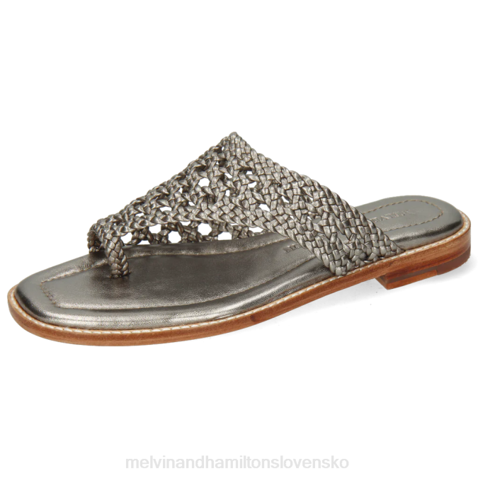 Melvin & Hamilton ženy elódia 16 B0T21749 muly striebro