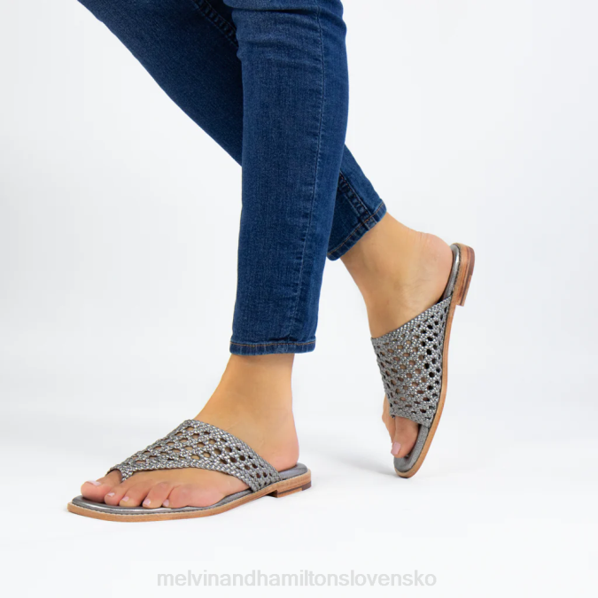 Melvin & Hamilton ženy elódia 16 B0T21749 muly striebro