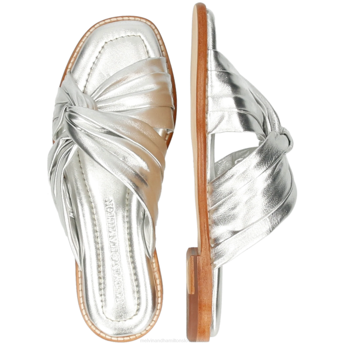 Melvin & Hamilton ženy elódia 22 B0T21553 muly striebro