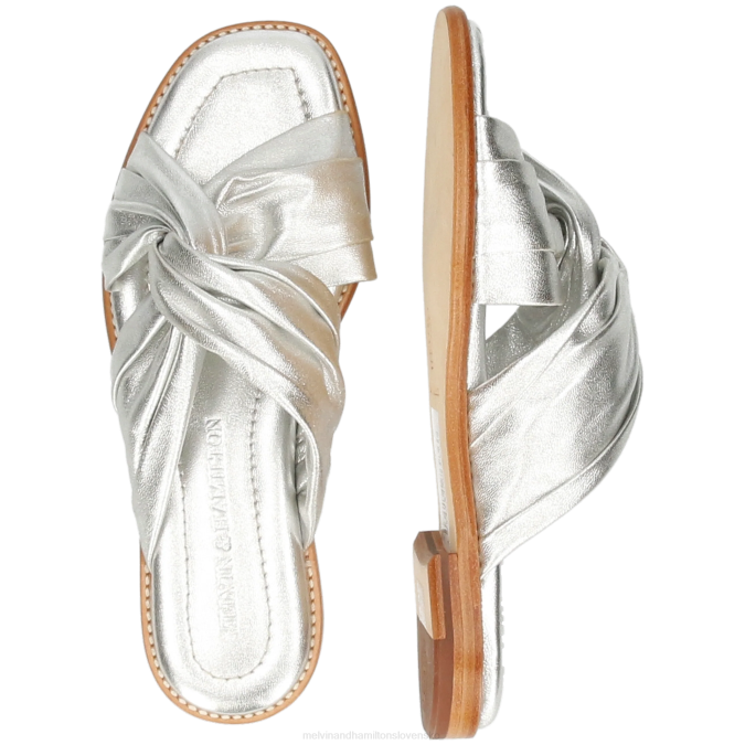 Melvin & Hamilton ženy elódia 22 B0T21614 muly striebro