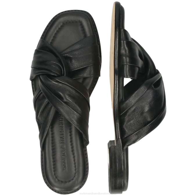 Melvin & Hamilton ženy elódia 22 B0T21617 muly čierna