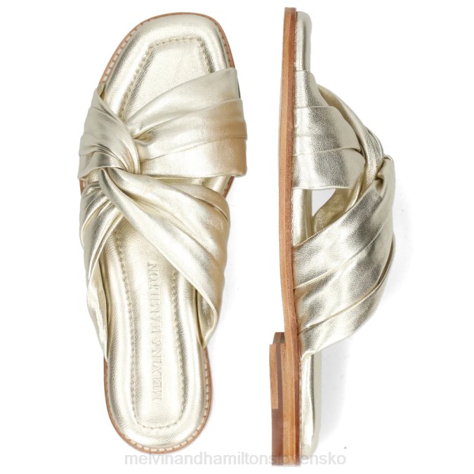 Melvin & Hamilton ženy elódia 22 B0T21654 muly zlato