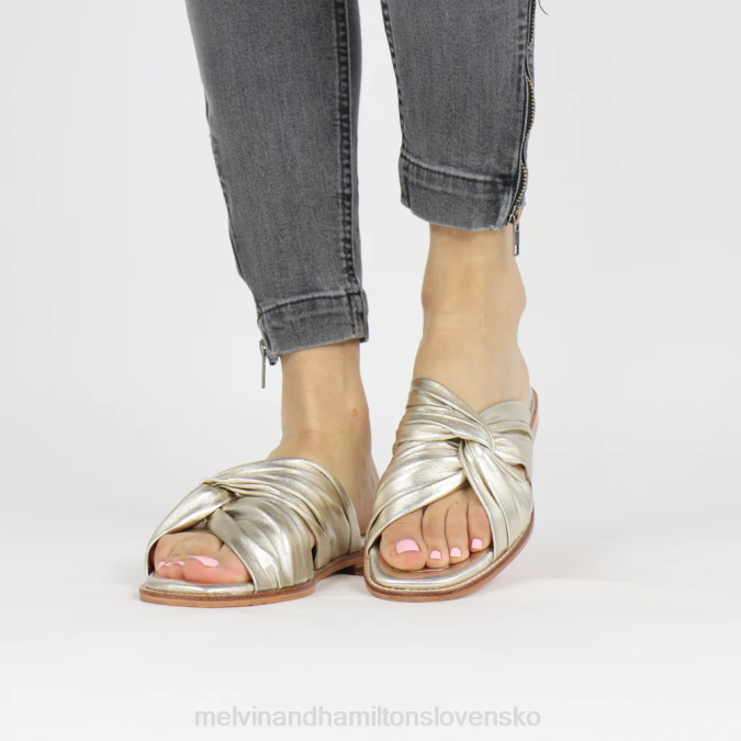 Melvin & Hamilton ženy elódia 22 B0T21654 muly zlato