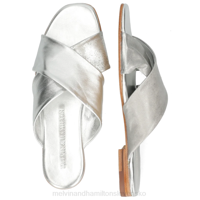 Melvin & Hamilton ženy elódia 47 B0T21773 muly striebro
