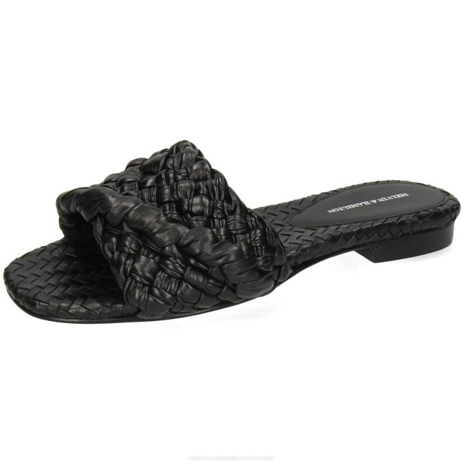 Melvin & Hamilton ženy elódia 53 B0T21703 muly čierna