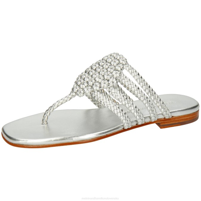 Melvin & Hamilton ženy elódia 61 B0T21566 muly striebro