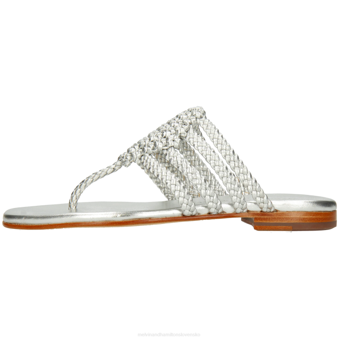 Melvin & Hamilton ženy elódia 61 B0T21566 muly striebro