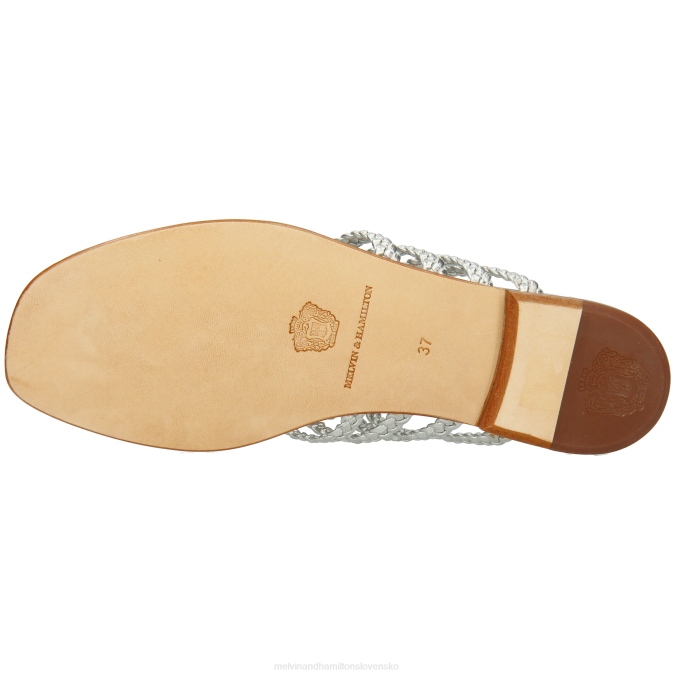 Melvin & Hamilton ženy elódia 61 B0T21566 muly striebro