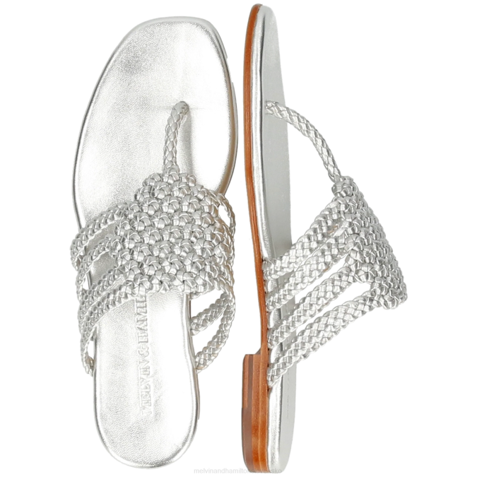 Melvin & Hamilton ženy elódia 61 B0T21566 muly striebro