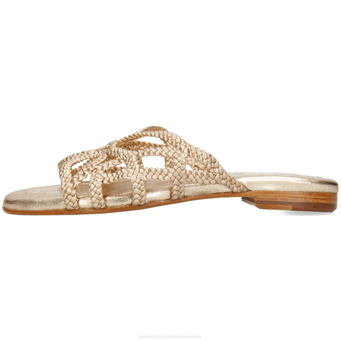 Melvin & Hamilton ženy elódia 64 B0T21547 muly zlato