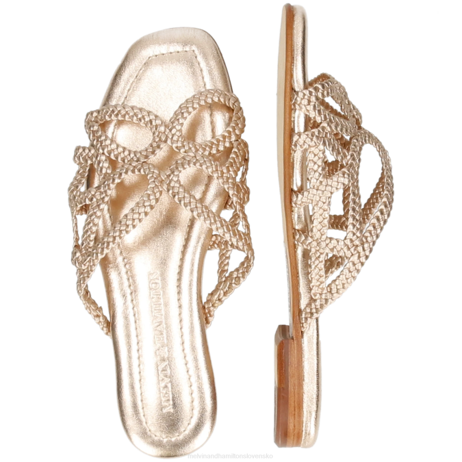 Melvin & Hamilton ženy elódia 64 B0T21547 muly zlato