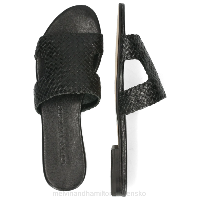 Melvin & Hamilton ženy hanna 74 B0T21689 muly čierna