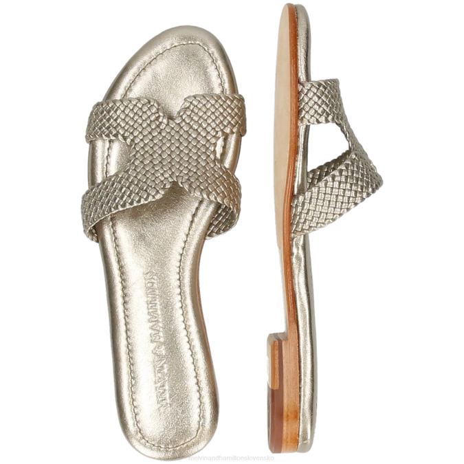 Melvin & Hamilton ženy hanna 83 B0T21627 muly striebro