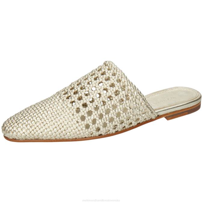 Melvin & Hamilton ženy mira 3 B0T21750 muly zlato