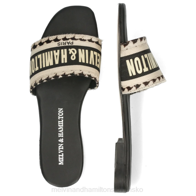 Melvin & Hamilton ženy nikita B0T21726 muly čierna