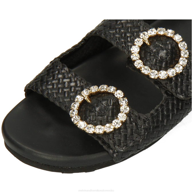 Melvin & Hamilton ženy petra 1 B0T21629 muly čierna