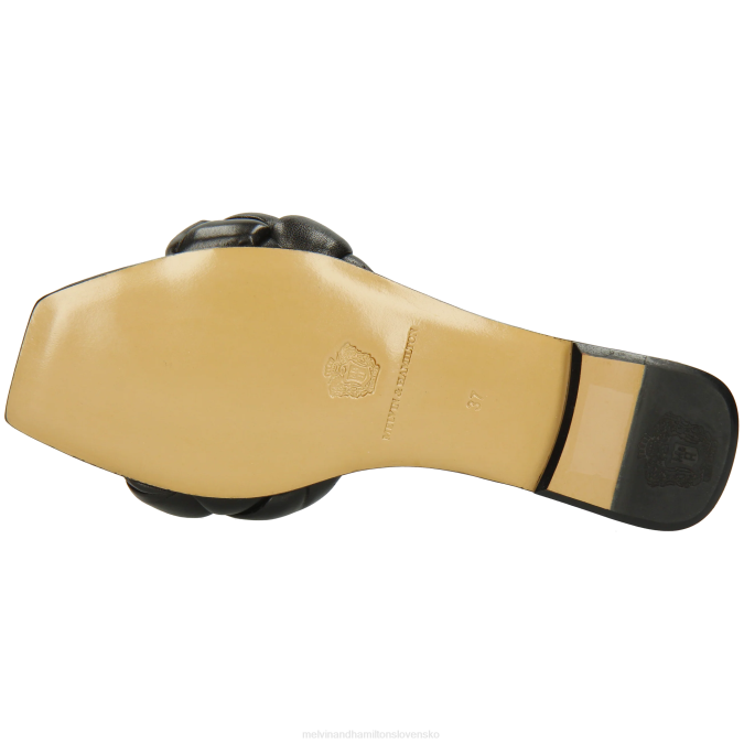 Melvin & Hamilton ženy potok 10 B0T21569 muly čierna