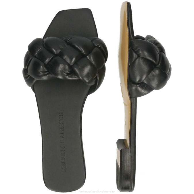 Melvin & Hamilton ženy potok 10 B0T21569 muly čierna