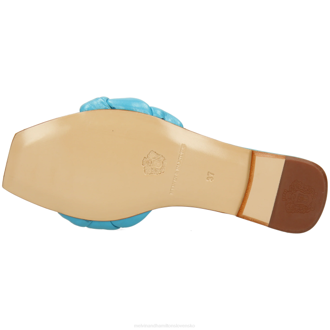 Melvin & Hamilton ženy potok 10 B0T21589 muly tyrkysová