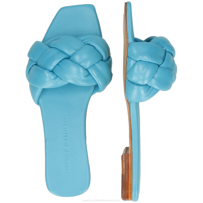 Melvin & Hamilton ženy potok 10 B0T21589 muly tyrkysová