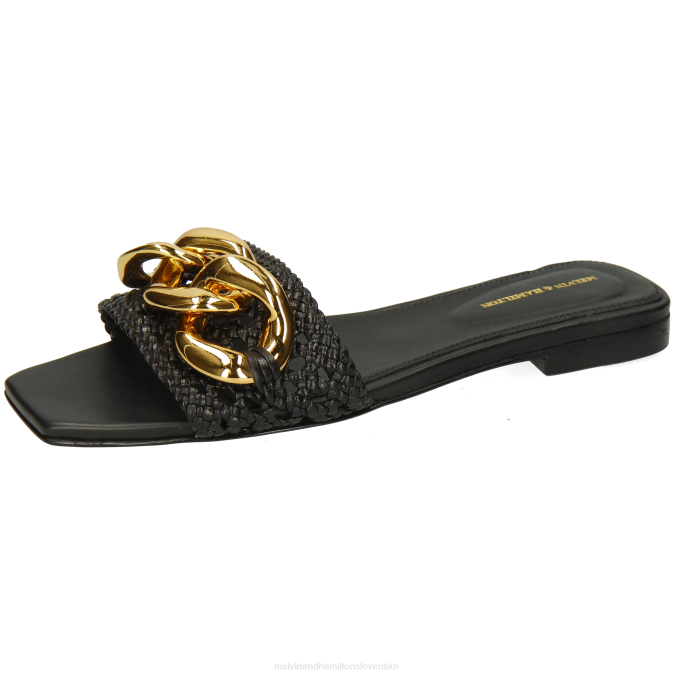 Melvin & Hamilton ženy potok 12 B0T21575 muly čierna