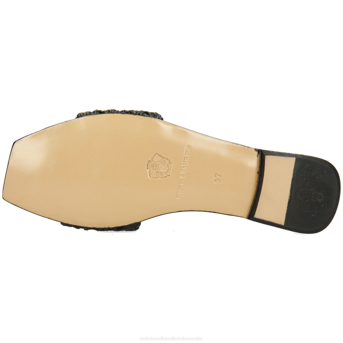 Melvin & Hamilton ženy potok 12 B0T21575 muly čierna