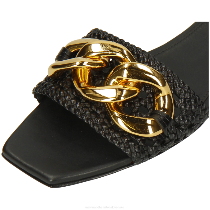 Melvin & Hamilton ženy potok 12 B0T21575 muly čierna