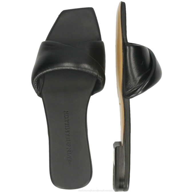 Melvin & Hamilton ženy potok 13 B0T21560 muly čierna