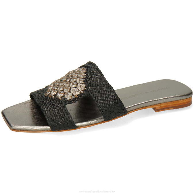 Melvin & Hamilton ženy potok 16 B0T21578 muly čierna