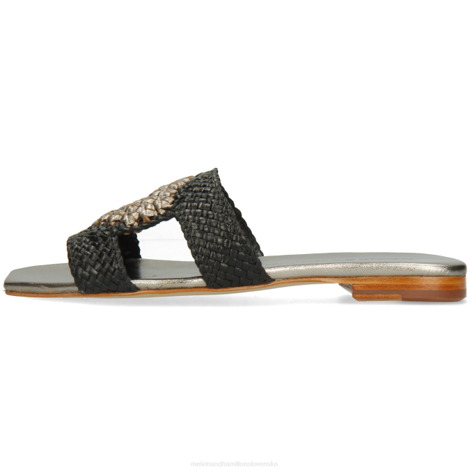 Melvin & Hamilton ženy potok 16 B0T21578 muly čierna