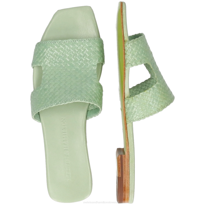 Melvin & Hamilton ženy potok 7 B0T21556 muly zelená