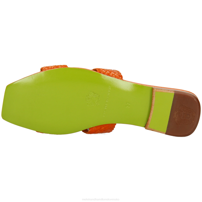 Melvin & Hamilton ženy potok 7 B0T21616 muly oranžová