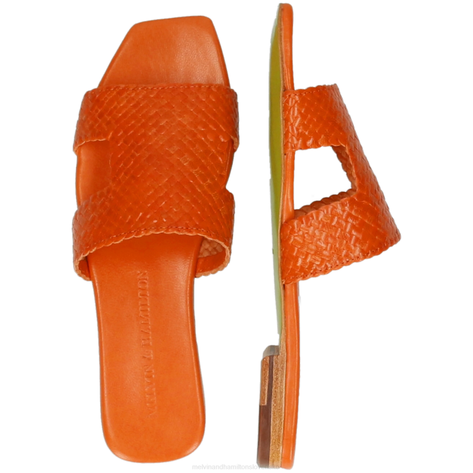 Melvin & Hamilton ženy potok 7 B0T21616 muly oranžová