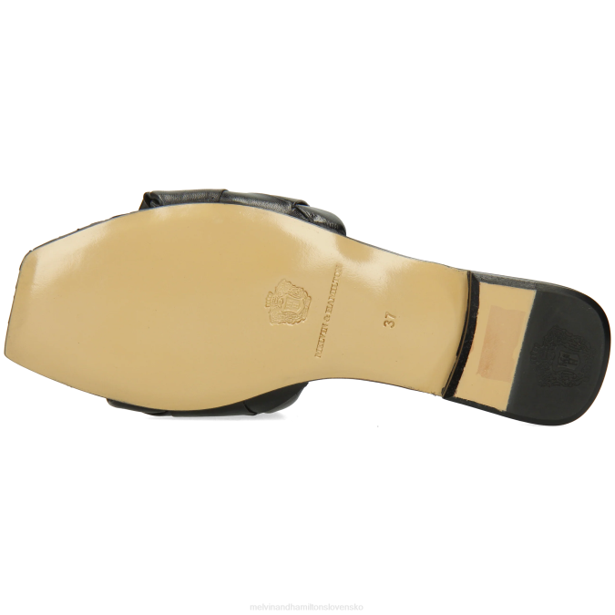 Melvin & Hamilton ženy potok 9 B0T21557 muly čierna