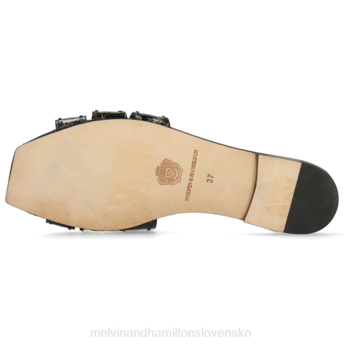 Melvin & Hamilton ženy sandrine 2 B0T21722 muly čierna