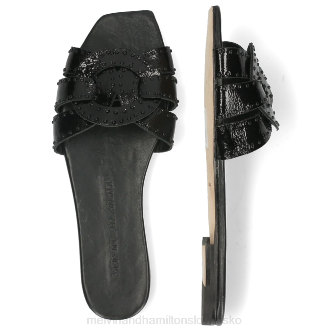 Melvin & Hamilton ženy sandrine 2 B0T21722 muly čierna