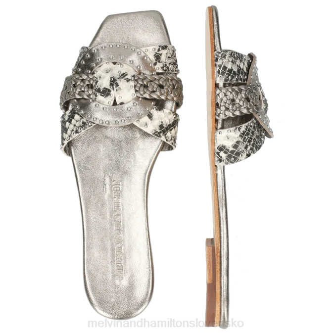 Melvin & Hamilton ženy sandrine 2 B0T21737 muly sivá