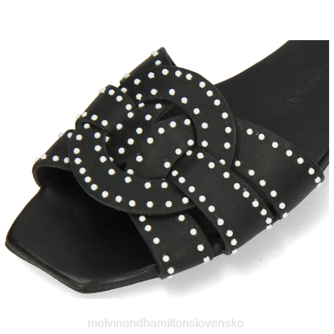 Melvin & Hamilton ženy sandrine 2 B0T21755 muly čierna