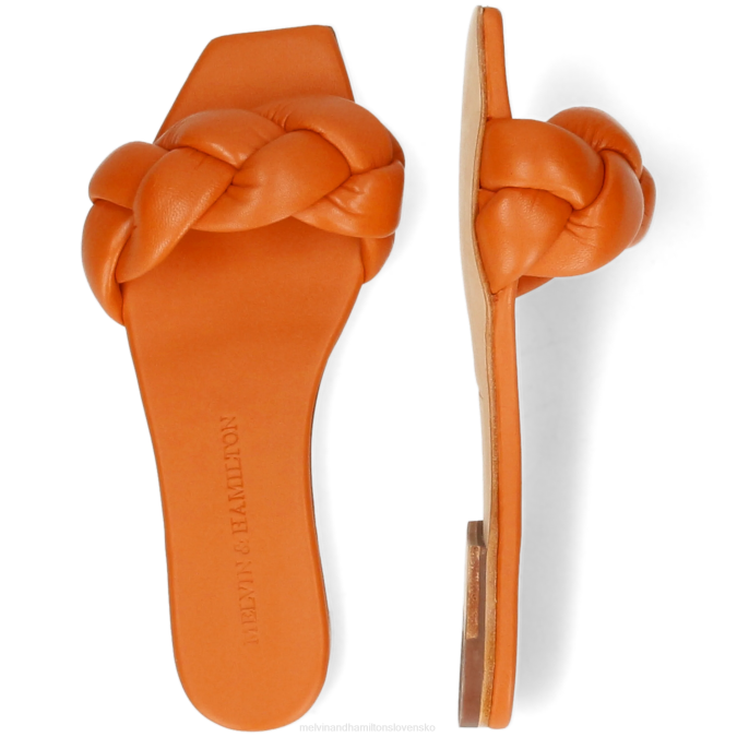 Melvin & Hamilton ženy sandrine 3 B0T21536 muly oranžová