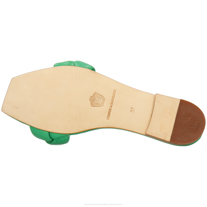 Melvin & Hamilton ženy sandrine 3 B0T21582 muly zelená