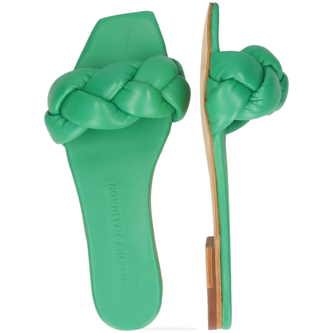 Melvin & Hamilton ženy sandrine 3 B0T21582 muly zelená