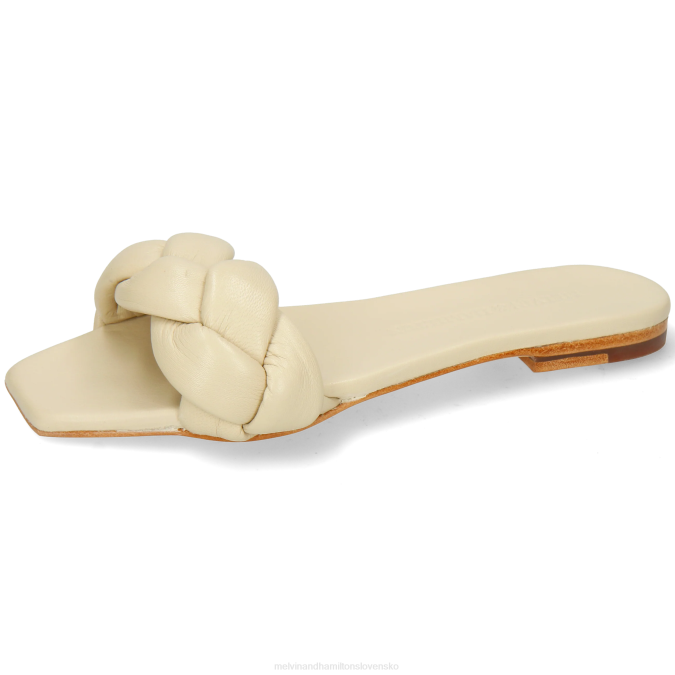 Melvin & Hamilton ženy sandrine 3 B0T21619 muly biely