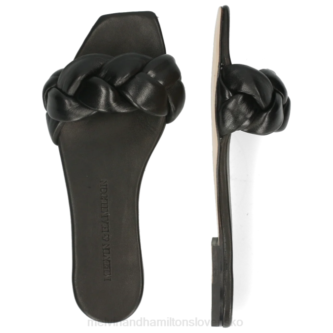 Melvin & Hamilton ženy sandrine 3 B0T21709 muly čierna