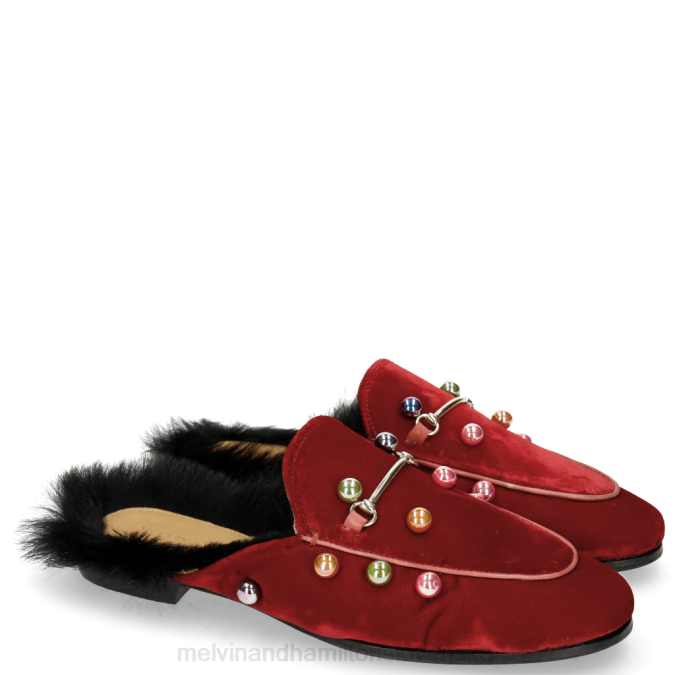 Melvin & Hamilton ženy scarlett 4 B0T21751 muly červená